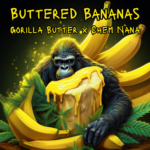 buttered bananas